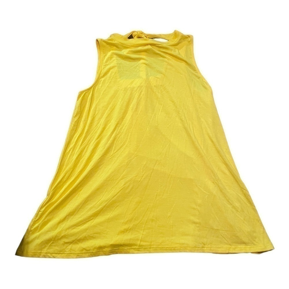 Loveappella Yellow Flowy Tank Top